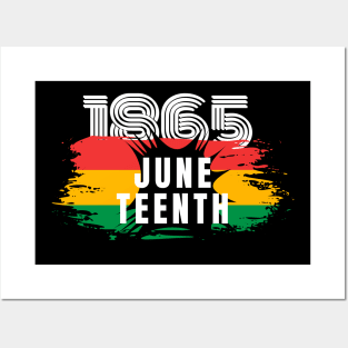 Juneteenth 1865, A Celebration of Freedom, Black Independence Day, Black Lives Matter, Black History Matters Posters and Art